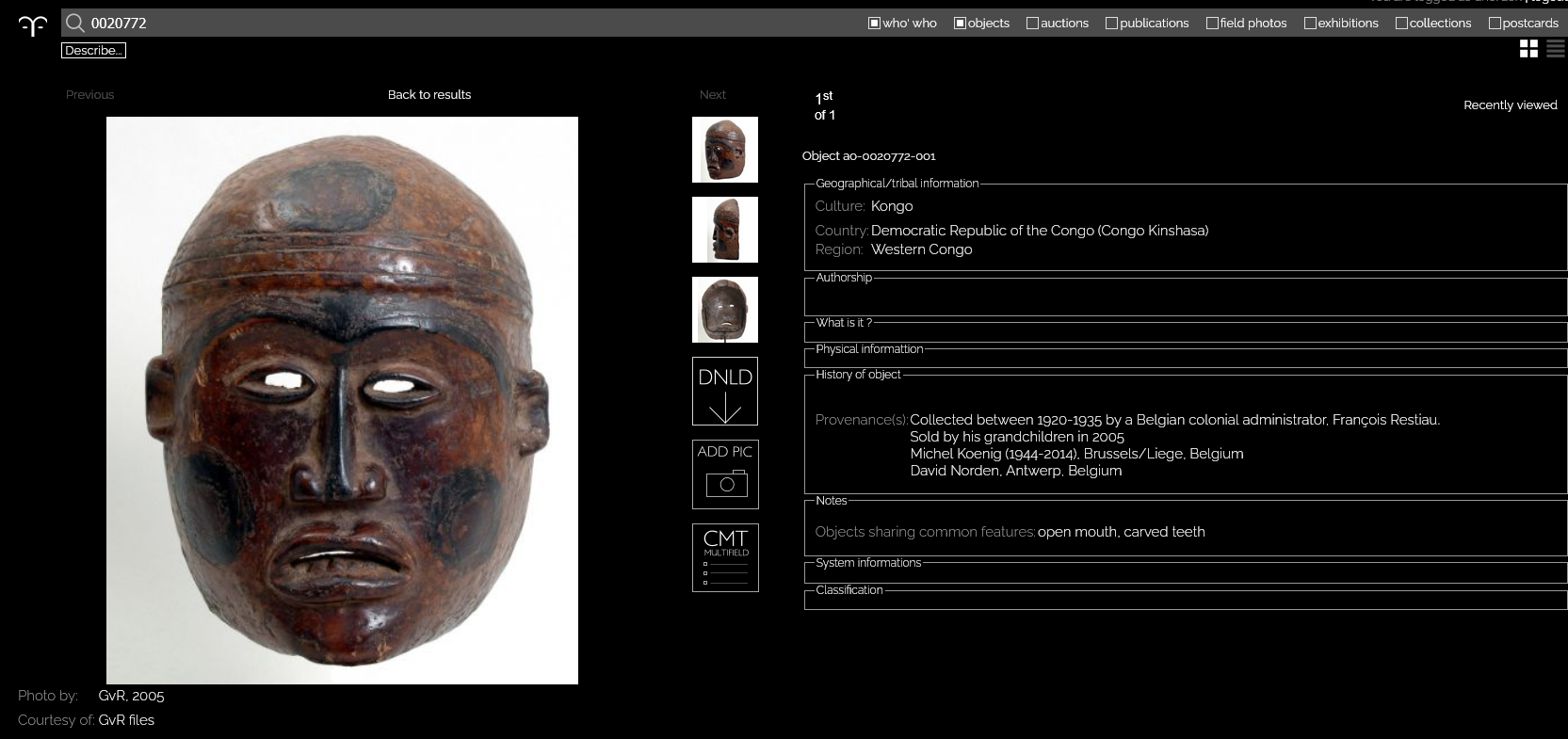 Yombe mask Yombe mask