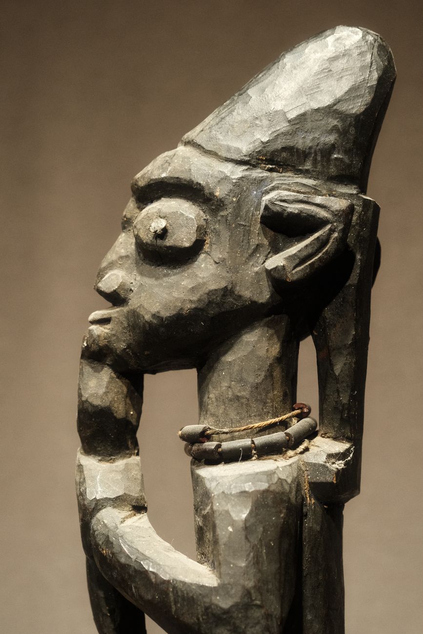 Yoruba flute player_African Art clearance Yoruba flute player african art clearance