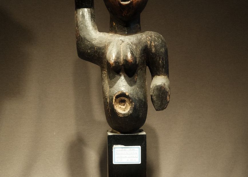 Mitshogo initiation figure- african art clearance