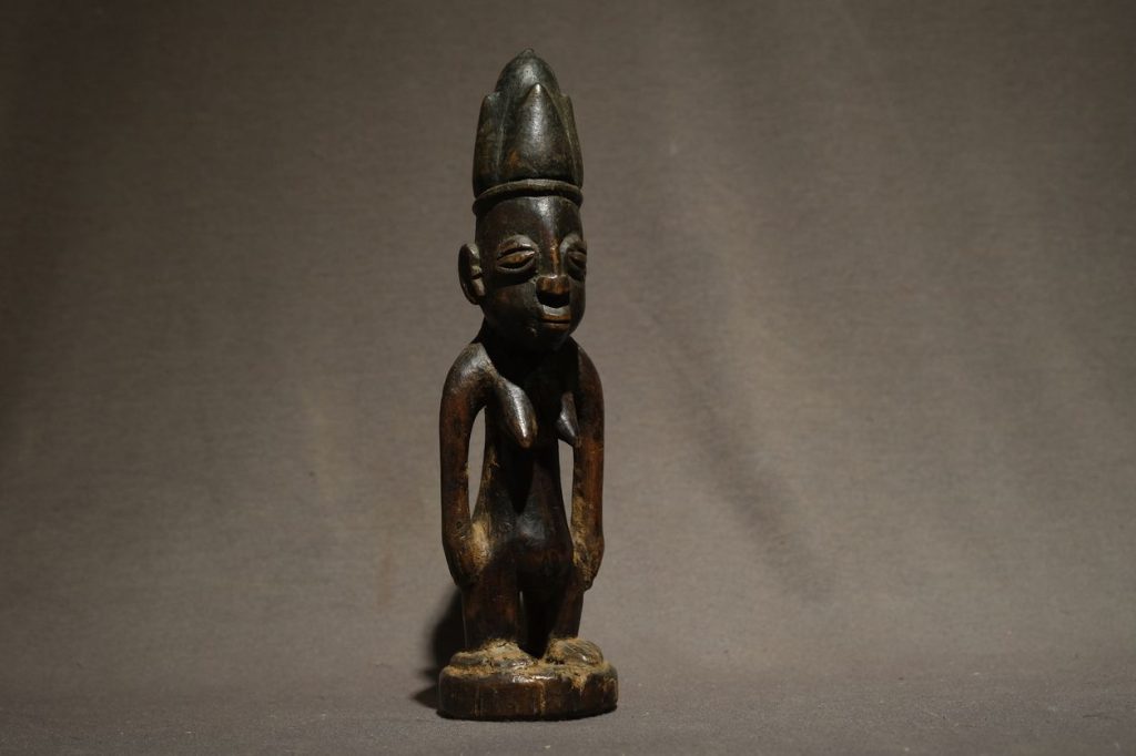 Yoruba Ere Ibeji Female Twin Figure – Nigeria – Ritual Sculpture – 25 cm