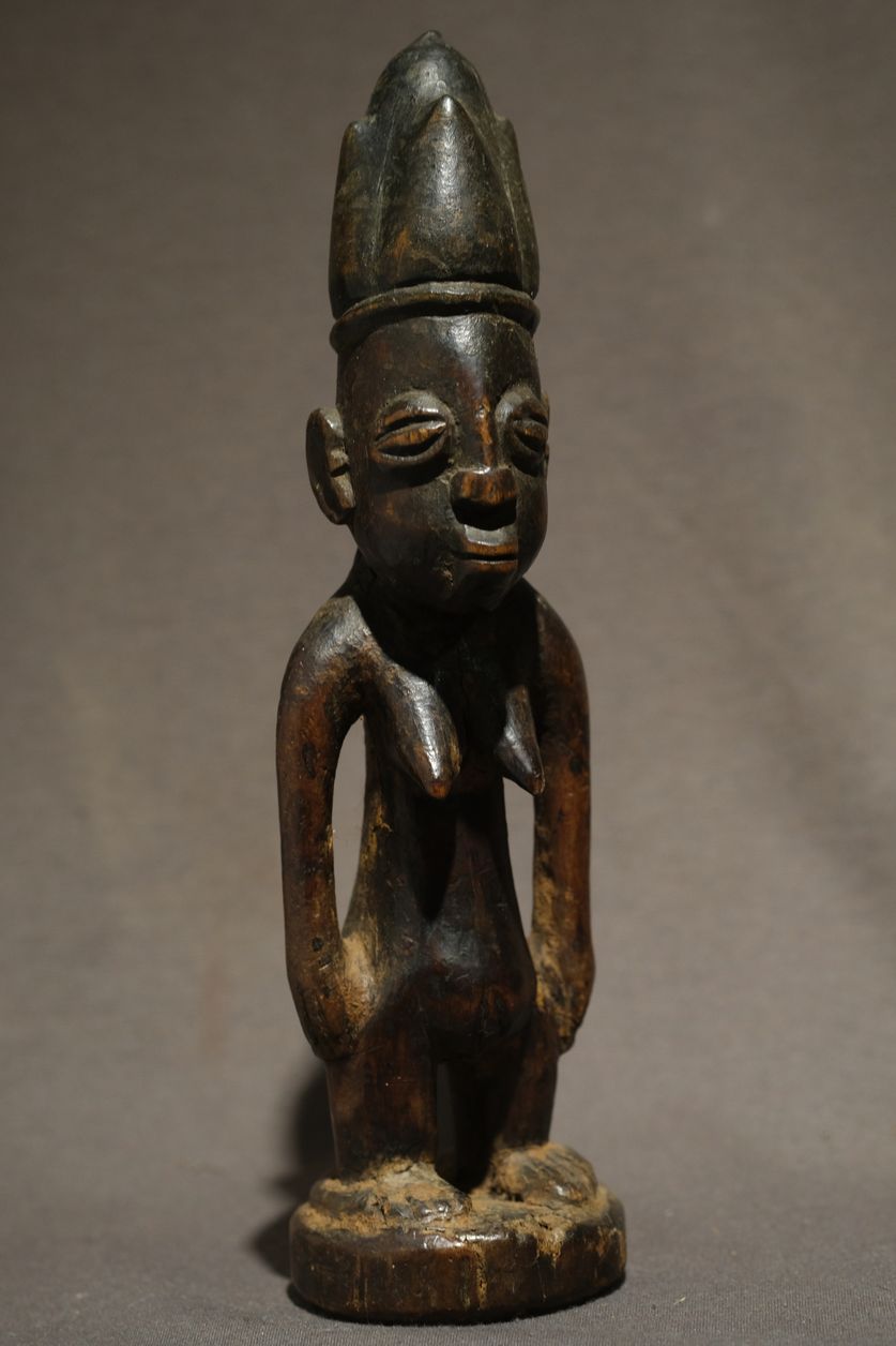 Yoruba Ere Ibeji Female Twin Figure – Nigeria – Ritual Sculpture – 25 cm