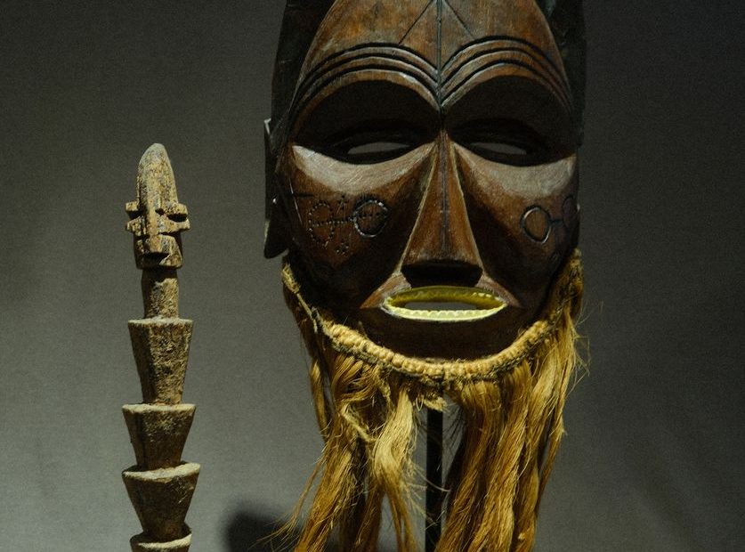African Art mask and figure