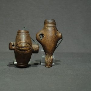 African Art Congolese Wooden Whistles